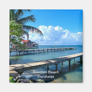 Imã Praia de Roantan, Honduras
