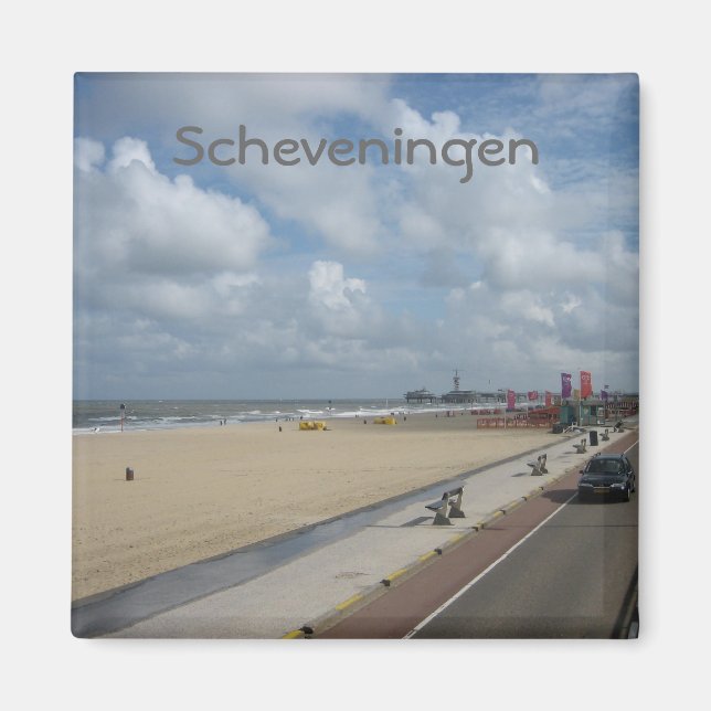 Imã praia de Scheveningen (Frente)