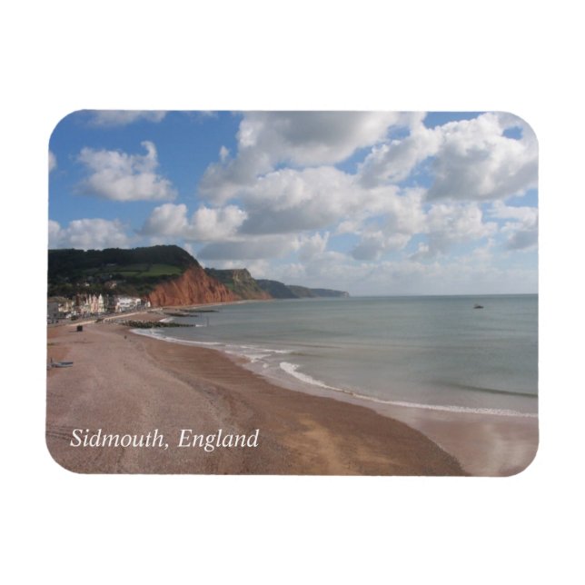 Ímã Praia de Sidmouth (Horizontal)