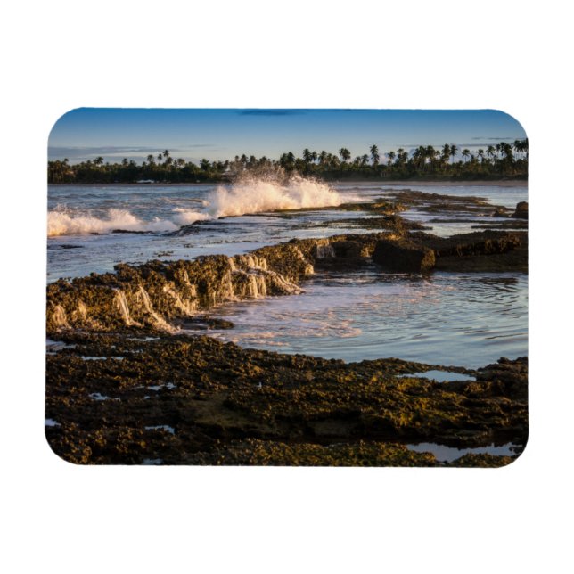Ímã Praia de Tabuba: Quebrando Ondas Nos Recifes (Horizontal)
