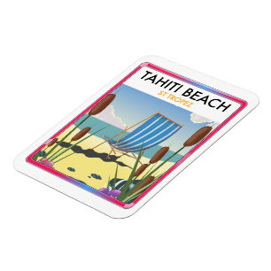 Ímã Praia de Tahiti st tropez