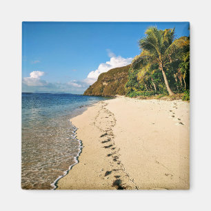 Imã Praia de uma ilha em Fiji