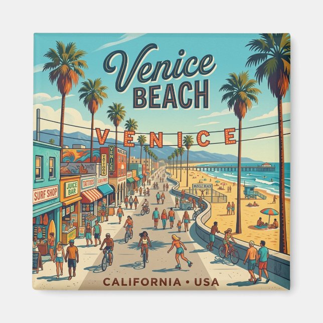Imã Praia de Veneza EUA (Frente)