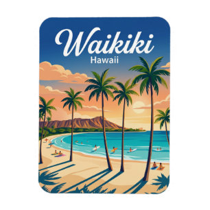 Ímã Praia de Waikiki EUA