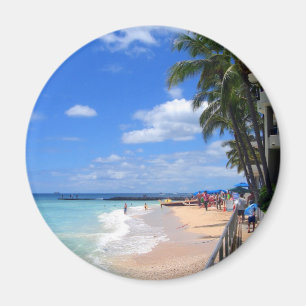 Imã Praia de Waikiki, Oahu, Havaí