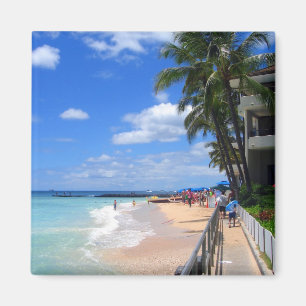 Imã Praia de Waikiki, Oahu, Havaí