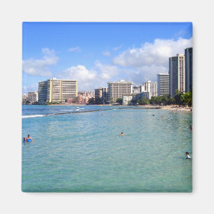 Imã Praia de Waikiki, Oahu, Havaí