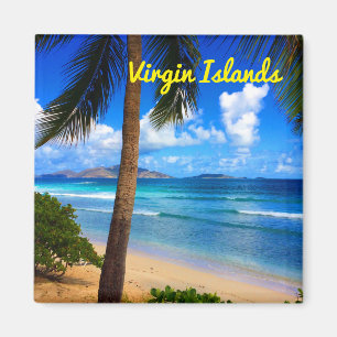 Imã Praia do Caribe tropical das Ilhas Virgens Britân