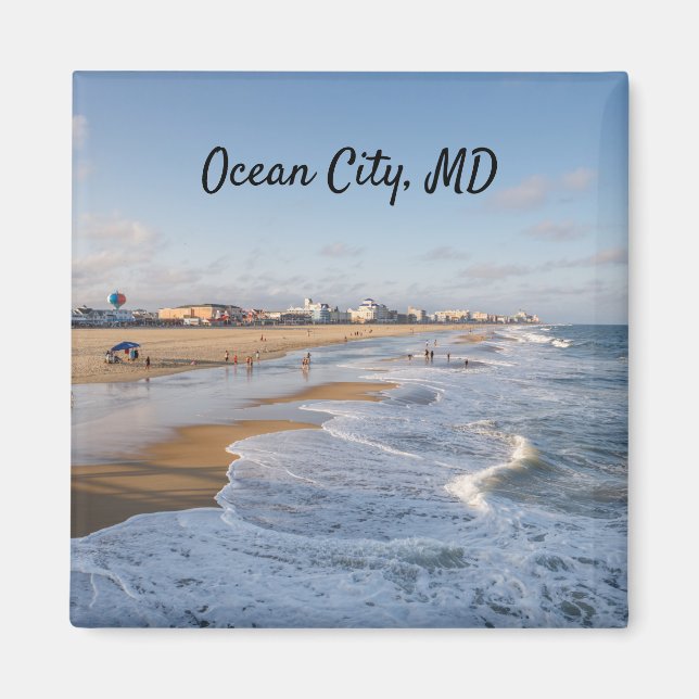 Imã Praia em Ocean City, Maryland (Frente)
