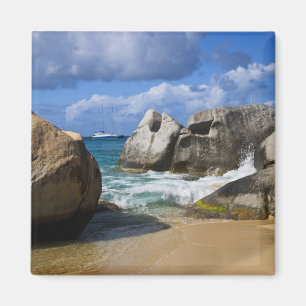 Imã Praia em Virgin Gorda, Ilhas Virgens Britânicas