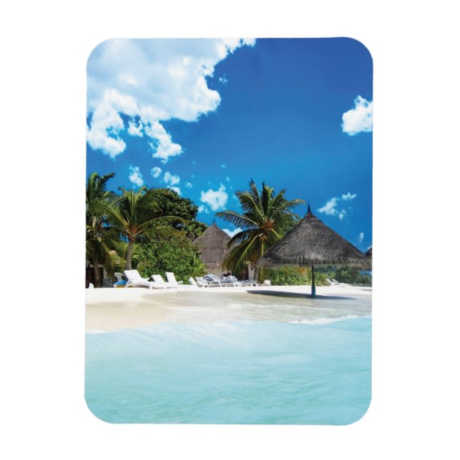 Ímã Praia Exótica (Vertical)