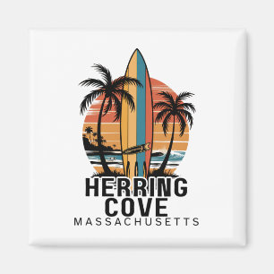 Imã Praia Herring Cove Machusetts Surfe Surfista _1