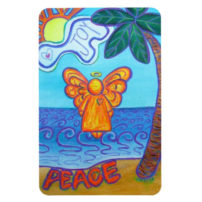 Ímã Praia Joy and Peace Angel Art Magnets (Vertical)
