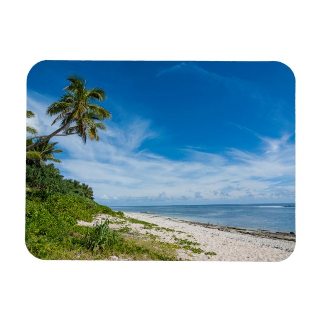 Ímã Praia Kolovai Palmeada (Horizontal)