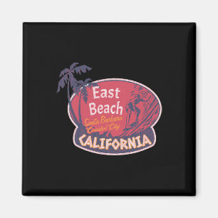 Imã Praia Leste Santa Rra Califórnia Surf Vintage Su