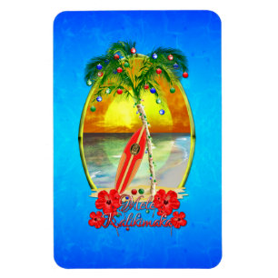 Ímã Praia Mele Kalikimaka