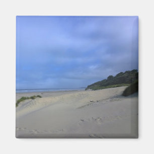 Imã Praia na Baía de Yaquina, Newport, OR