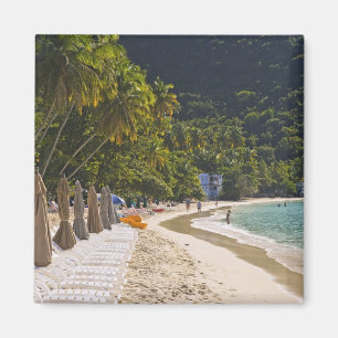 Imã Praia na Baía do Jardim de Cane, Ilha de Tortola