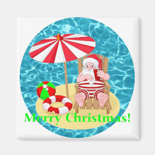 Imã praia santa claus