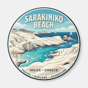 Imã Praia Sarakiniko Grécia