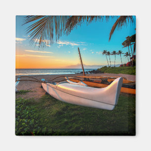 Imã Praia sul de Maui no por do sol   Maui, Havaí
