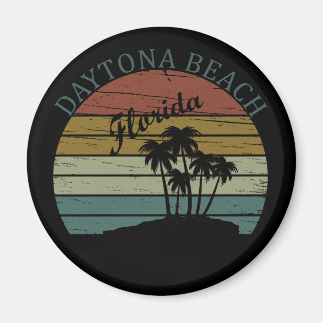 Imã praia vintage de daytona (Frente)