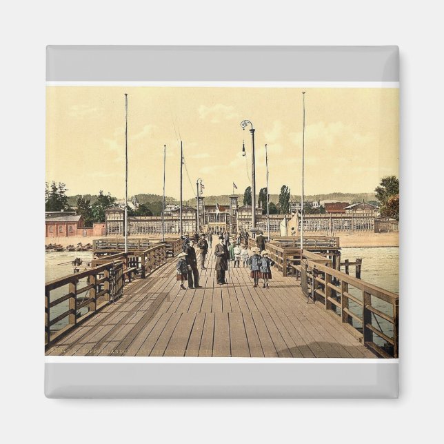 Imã Praia, Zoppot, Prússia Ocidental, Alemanha (ou sej (Frente)