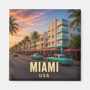 Imã Praias de Miami Flórida Art Deco Viagens Costeiras