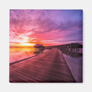 Imã Praias Tropicais Maldivas Sunset