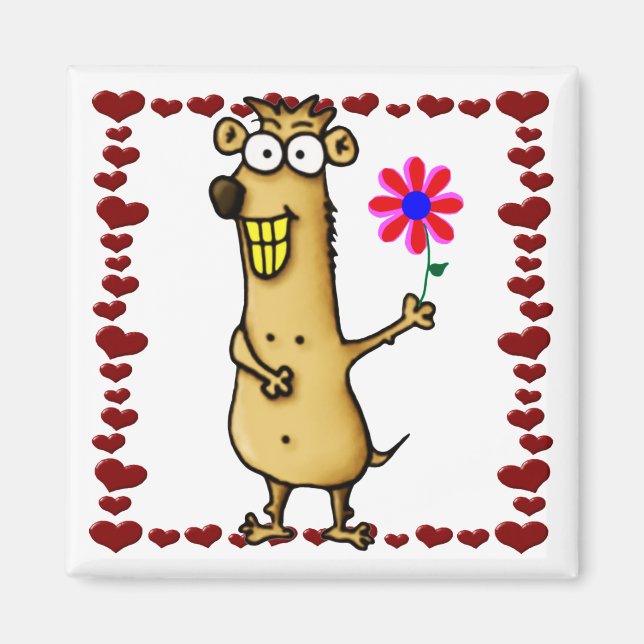 Imã Prairie Dog Love Magnet (Frente)