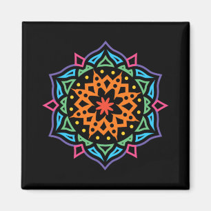 Imã Prana Arte Yoga Mandala Geometria de Energia Sagra
