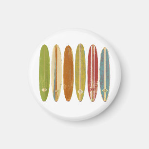Imã Pranchas de Surf Longboard Estilo Vintage Retro