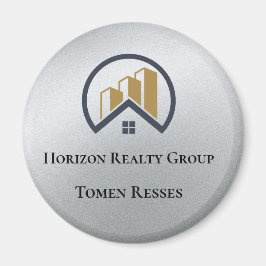 Imã Prata de Glamor | Imobiliário Preto e Branco