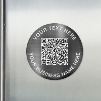 Prata de Promocional de Código QR Moderno