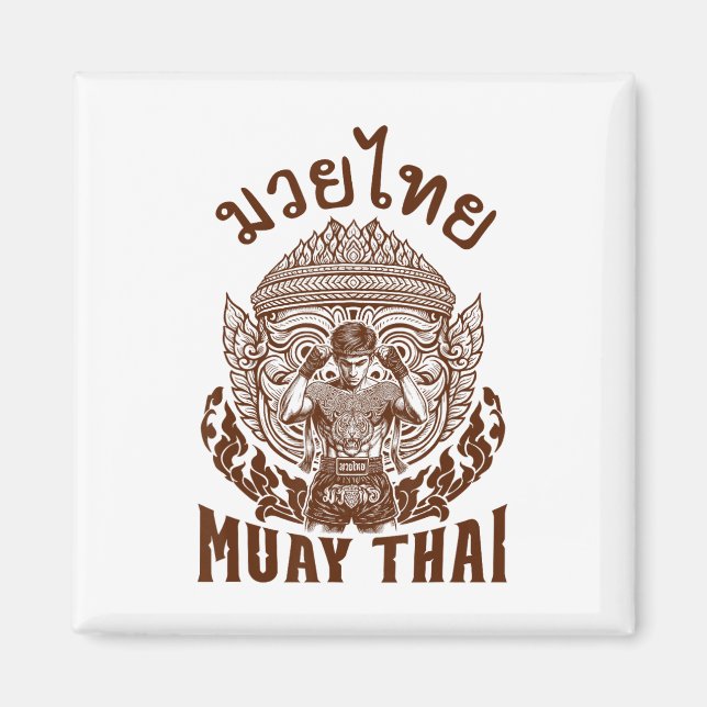 Imã Praticante de Muay Thai Amante do Boxe Boxe Tailan (Frente)