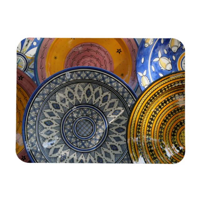 Ímã Pratos de Cerâmica (Horizontal)