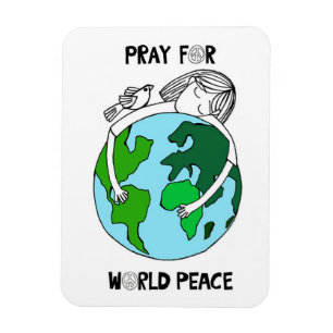 Ímã Pray For World Peace