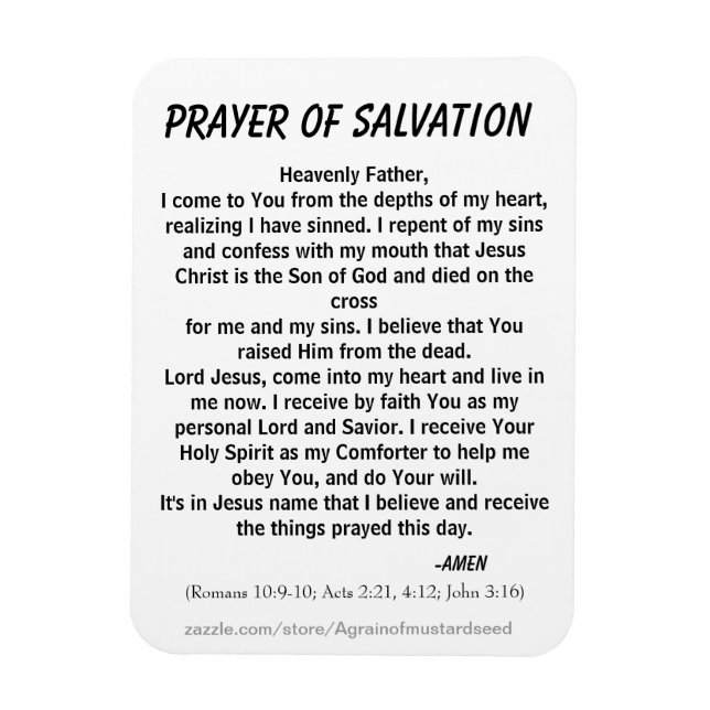 ÍMÃ PRAYER OF SALVATION (Vertical)