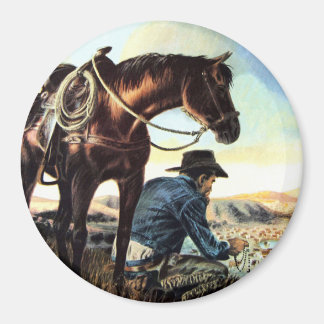 Imã Praying Cowboy