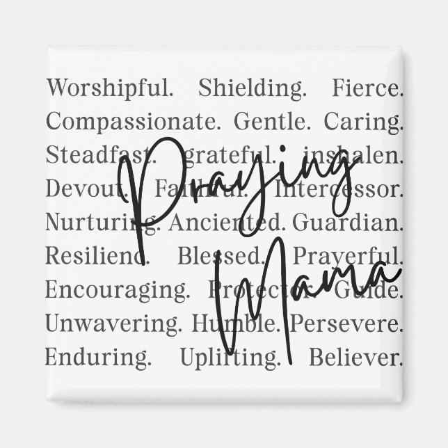 Imã Praying Mama Magnet (Frente)