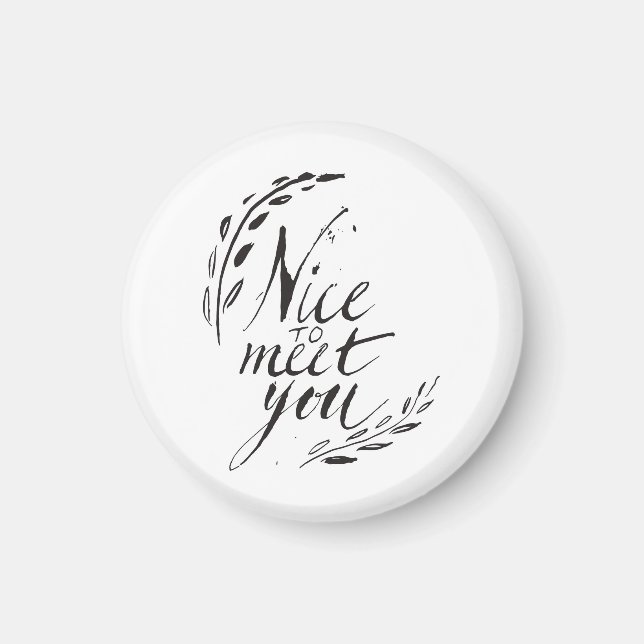 Imã Prazer Em Conhecê-Lo (Frente)