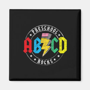 Imã Pré-escola Abcd é demais 1º dia Professora Pré-k C