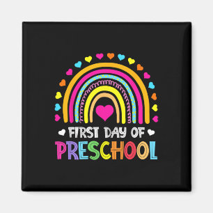 Imã Pré-escola De Volta à Escola Feliz Primeiro Dia De