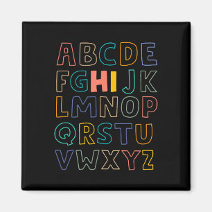 Imã Pré-K Jardim De Infância - Alphabet De Volta Ao Te