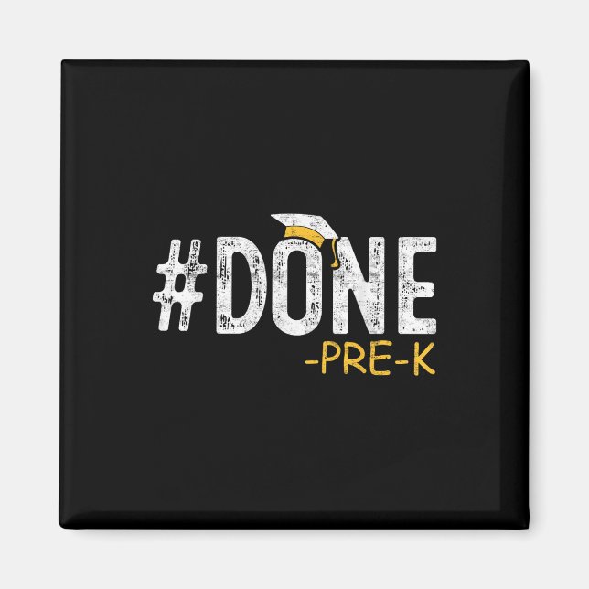 Imã Pré-k Pré-k Graduação em 2025 (Frente)