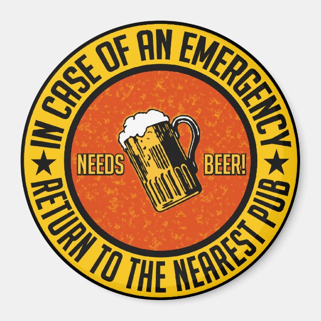IMÃ PRECISA DE CERVEJA! (Frente)
