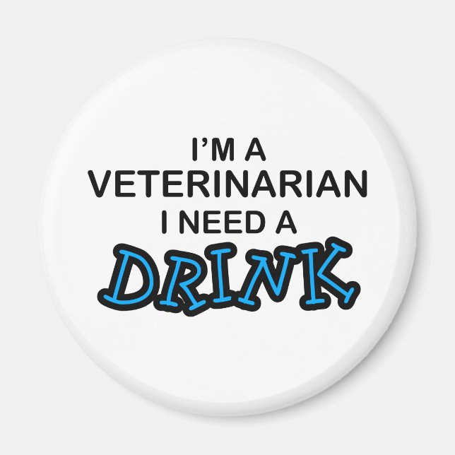 Imã Precisa de uma bebida - veterinário (Frente)