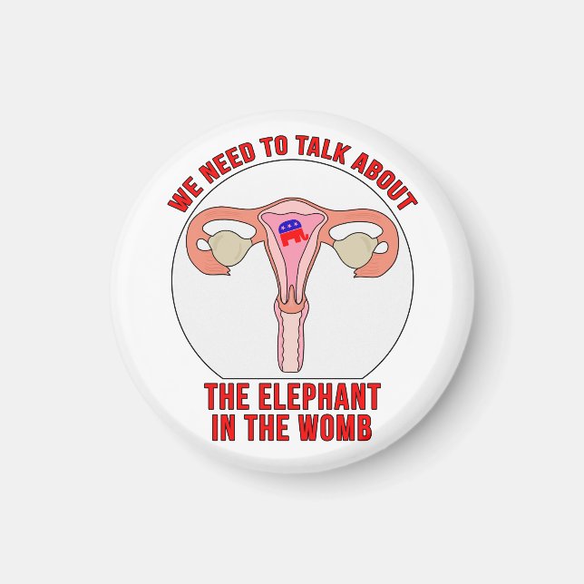 Imã Precisamos conversar sobre o elefante na Womb (Frente)
