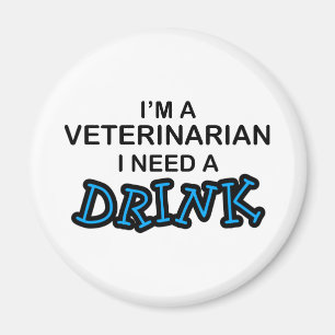 Imã Precise uma bebida - veterinário