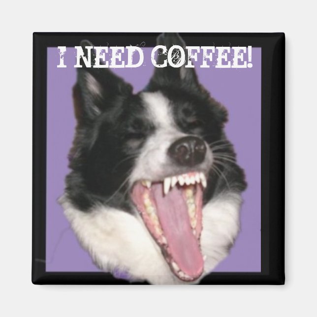 Imã Preciso de café! (Frente)
